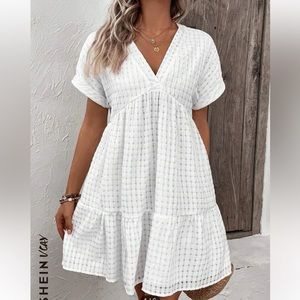Shein White Dress